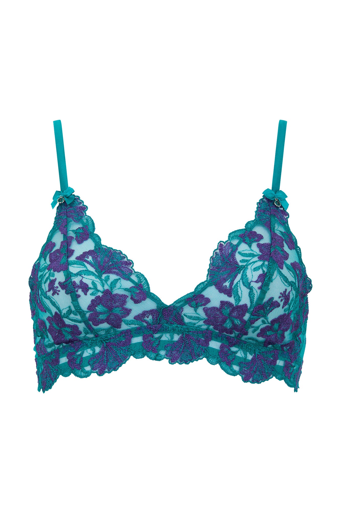 THE ENCHANTED TEAL BRALETTE